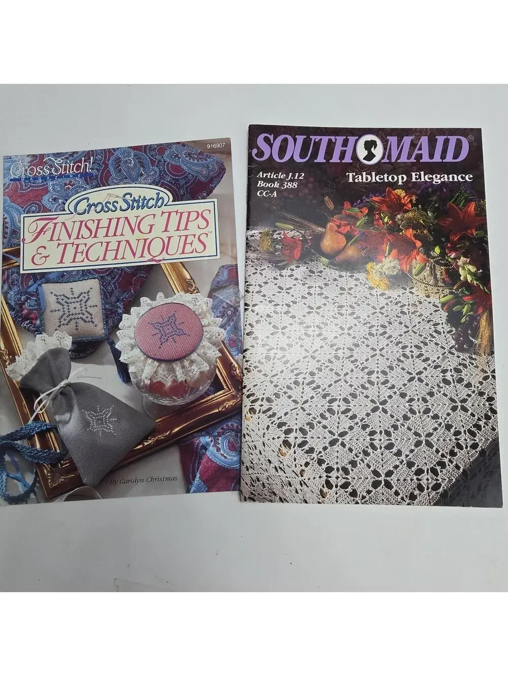 Vintage Lot of 9 Leisure Arts Leaflets Crochet Doilies Rugs Table Toppers